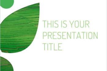 Free Eco Green Concept Powerpoint Template