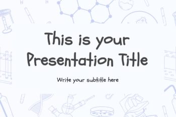 Free Scientific Theme Slides Powerpoint Template