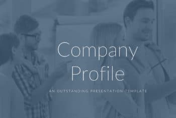 Free Company Profile Slides Powerpoint Template