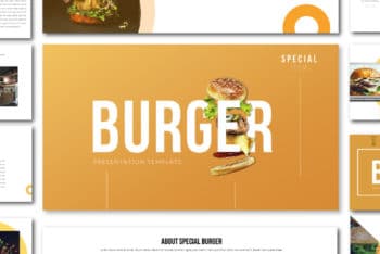 Free Special Tasty Burger Powerpoint Template
