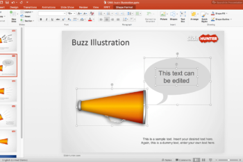 Free Buzz Words Marketing Powerpoint Template