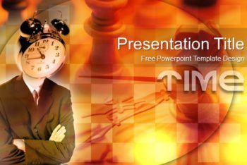 Free Alarm Clock Concept Powerpoint Template