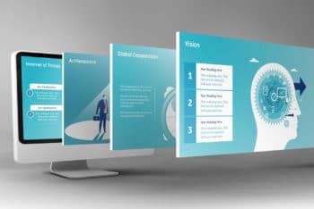 Free Corporate Sales Theme Powerpoint Template