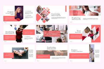 Free Notch Fashion Slides Powerpoint Template