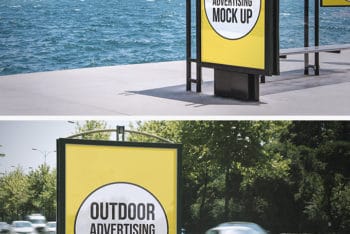 Create Beautiful Outdoor Advertising  with This Mockup