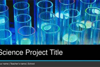 Free Science Project Concept Powerpoint Template