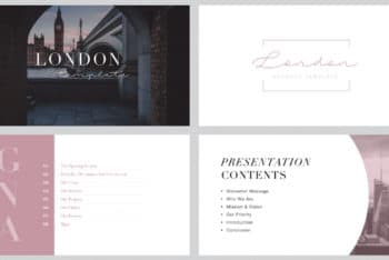 Free Classy London City Powerpoint Template