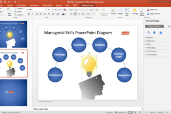 Free Managerial Skills Concept Powerpoint Template