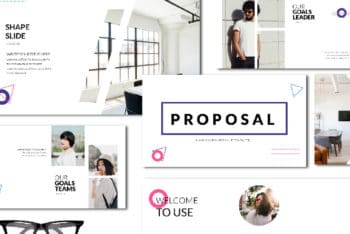 Free Modern Minimal Proposal Powerpoint Template