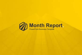 Free Helpful Monthly Report Powerpoint Template