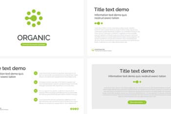 Free Organic Promotion Slides Powerpoint Template