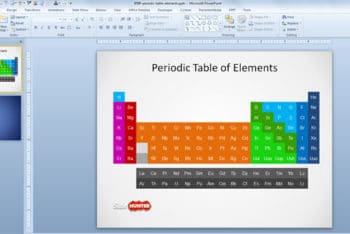 Free Simple Element Table Powerpoint Template