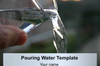 Free Drinking Water Concept Powerpoint Template