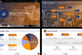 Free Project Plan Theme Powerpoint Template