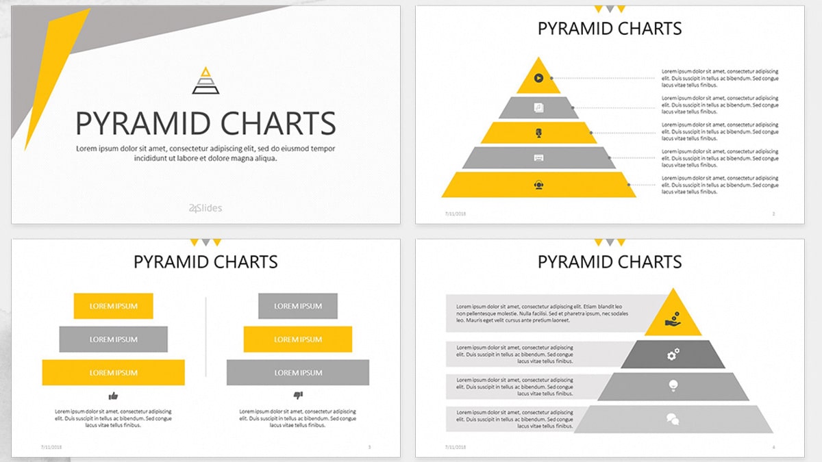 Pyramid Chart Slides