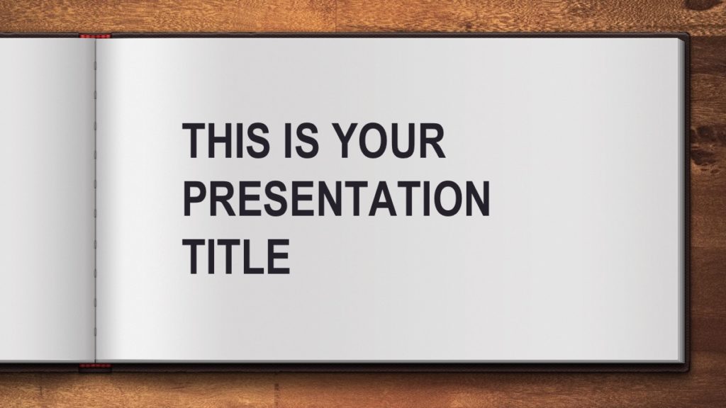 Free Open Book Presentation Powerpoint Template - DesignHooks