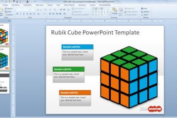 Free Rubik Cube Lesson Powerpoint Template