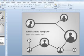 Free Social Network Concept Powerpoint Template