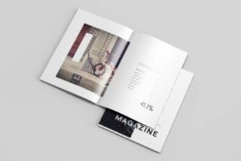 Magazine Mockup Template for Perfect Magazine Cover Design Presentation