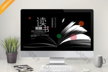 Free Book Reading Studies Powerpoint Template