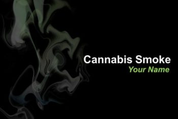 Free Cannabis Smoke Concept Powerpoint Template