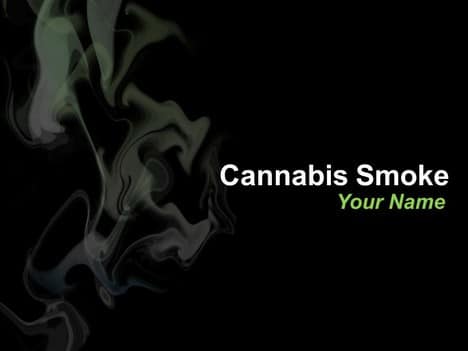 Cannabis Smoke Concept