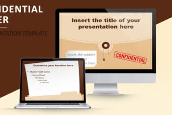 Free Confidential Folder Slides Powerpoint Template