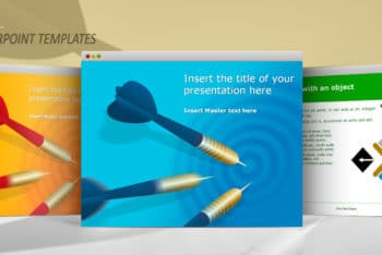 Free Darts Game Slides Powerpoint Template