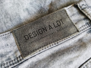 Jeans Label PSD Mockup Download for Free - DesignHooks