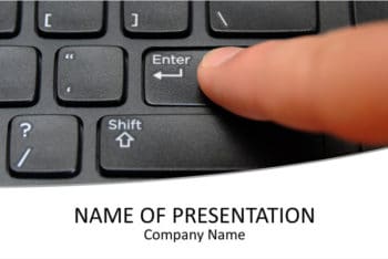 Free Keyboard Skills Lesson Powerpoint Template