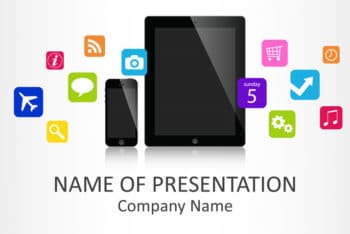 Free Mobile App Concept Powerpoint Template