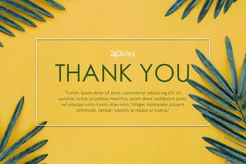 Free Thank You Slides Powerpoint Template