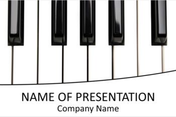 Free Piano Lesson Slides Powerpoint Template