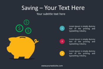 Free Saving Tips Slides Powerpoint Template