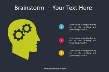 Free Brainstorm Concept Slides Powerpoint Template