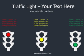 Free Traffic Lights Rules Powerpoint Template