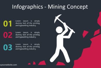 Free Mining Infographic Slides Powerpoint Template