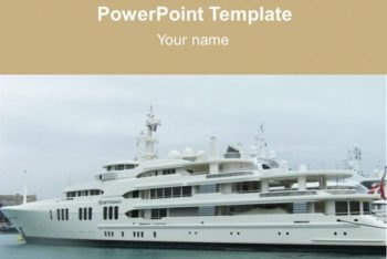 Free Cruise Ship Concept Powerpoint Template