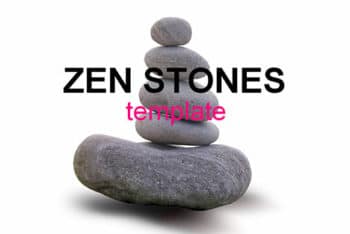 Free Zen Stones Concept Powerpoint Template