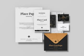 Corporate Stationery Set PSD Mockup – Available in High Resolution