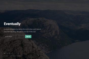 Download Eventually- Launching Soon HTML Template