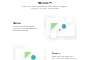 Evelyn – HTML Template for Startups (One Page)