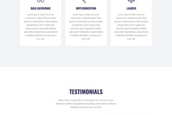 Portfolio Landing Page HTML Template Download (One page)