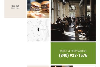 Download Free Landing Page HTML Template for Restaurant