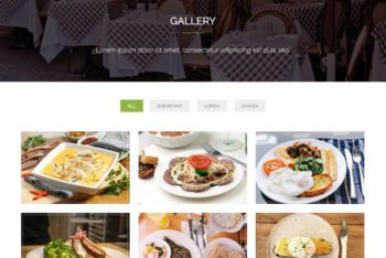 Download Touché – Restaurant One Page HTML Template for Free