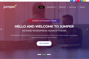 Jumper – Free Personal Portfolio Website Template Download