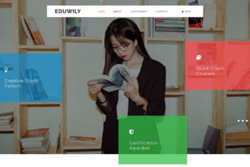 EduWily – Education Category Web Template Download