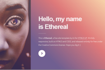 Ethereal – Responsive HTML Website Template
