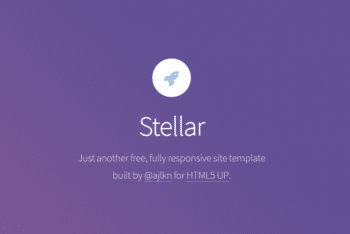 Stellar – A Free Responsive HTML Site Template