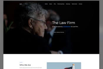 Law – A Law Firm Site Bootstrap Template for Free